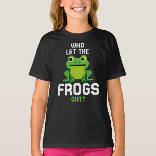 T-shirt Qui A Laissé Les Grenouilles Sortir De Mignons Ama