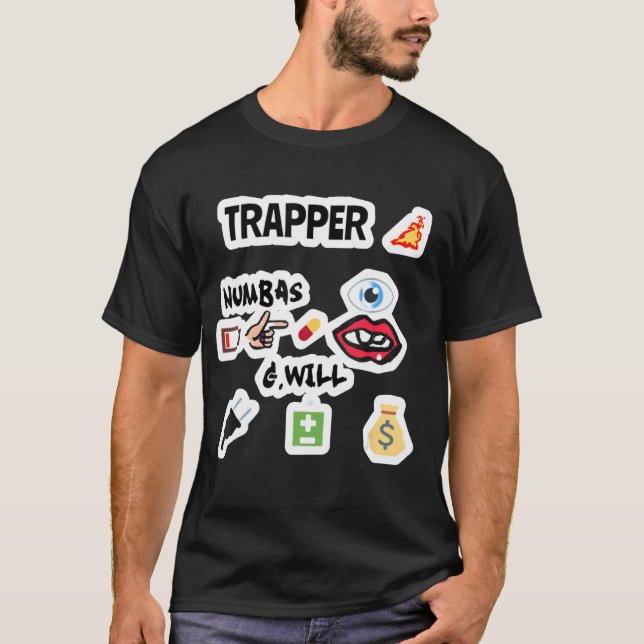 T-shirt Qui a piégé (Devant)