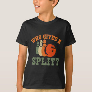 T-shirt Qui Donne Un Bowler De Bowling Split