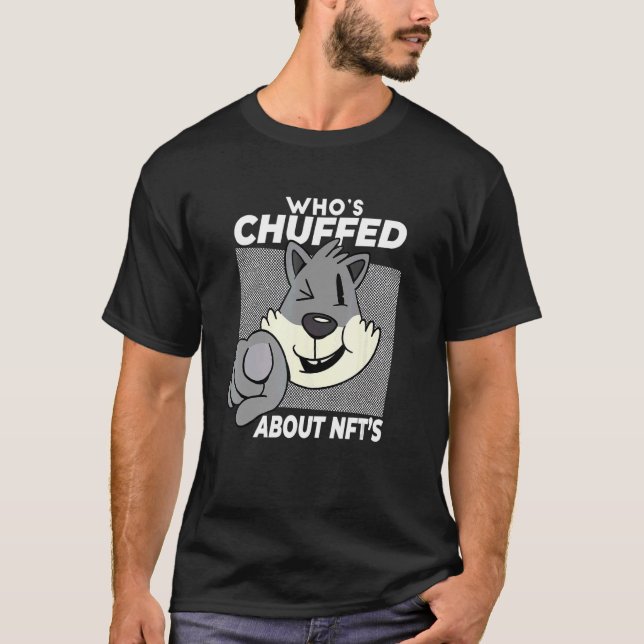 T-shirt Qui est en colère à propos de l'écureuil de Nft (Devant)