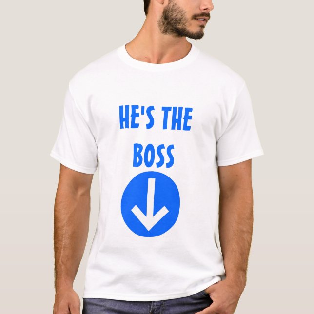 T-shirt Qui est le patron (Devant)