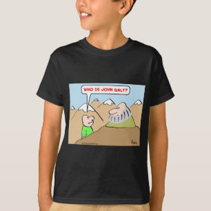 T-shirt qui est objectivisme de couche-point d'ayn de galt
