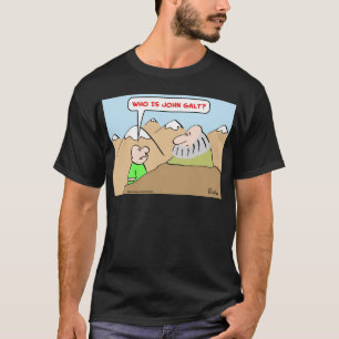 T-shirt qui est objectivisme de couche-point d'ayn de galt