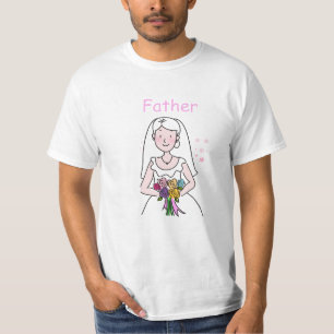 T-shirt Qui est Qui au Mariage--Père de la Mariée