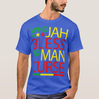 T-shirt Qui Jah bénit Aucun Homme Malédiction 1