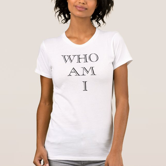 T-shirt qui suis moi (Devant)