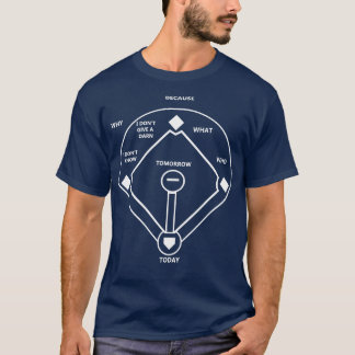 T-shirt Qui Sur Le Premier Baseball Aime Drôle Classique