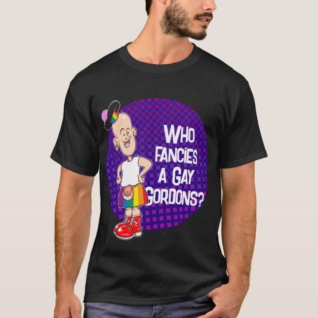 T-shirt Qui veut un Gay Gordons ? (Devant)
