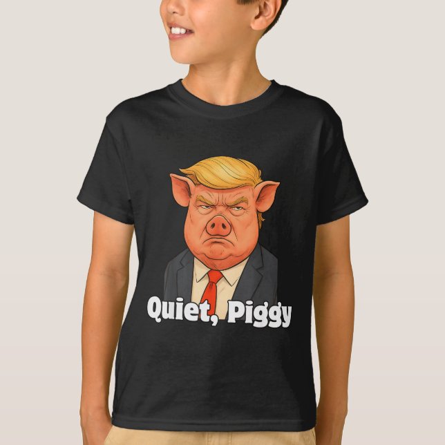 T-shirt Quiet Ggy Snarky Litical G Joke Design  (Devant)