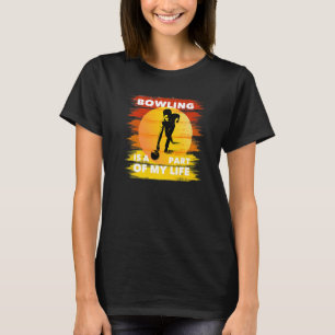 T-shirt Quille Épargné Frappe Partie de ma Vie Joueuse Bow