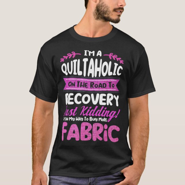 T-shirt Quilter Quilter des égouts à coudre en tissu (2) (Devant)