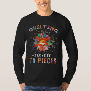 T-shirt Quilting Et Coudre Je L'Aime Aux Pièces