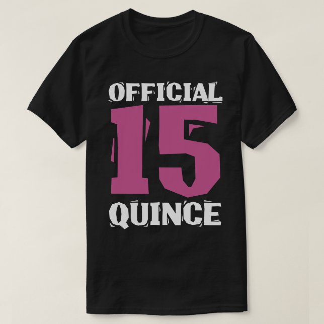T-shirt Quinceanera (Design devant)