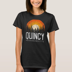 T-shirt Quincy Massachusetts MA Vintage les années 70 80s