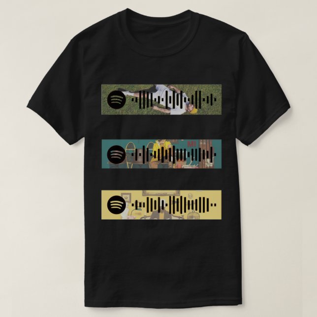 T-shirt Quinn XCII album spotify scanne (Design devant)