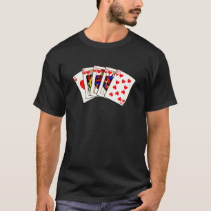 T-shirt Quinte royale de coeurs