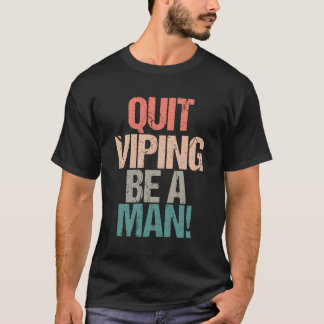 T-shirt Quitter Vig Être
