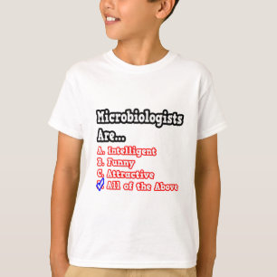 T-shirt Quiz des microbiologistes...Blague