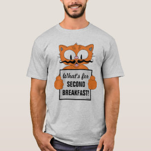 T-shirt Quoi Pour Le Second Petit Déjeuner ? Dessin drôl