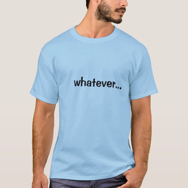 T-shirt quoi que… (Devant)