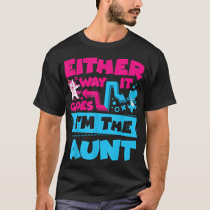 T-shirt Quoi qu'il en soit, je suis la tante Genre Révéler