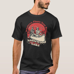 T-shirt Quoi qu'il flotte votre bateau Chandlewood Lake Sa