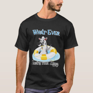 T-shirt Quoi qu'il flotte votre Zebra