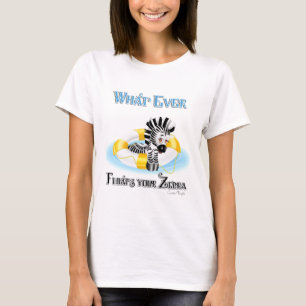 T-shirt Quoi qu'il flotte votre Zebra 3