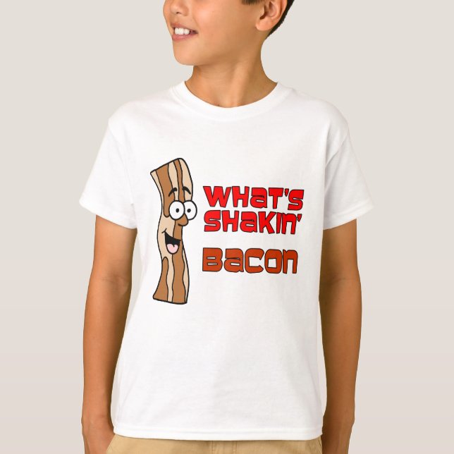 T-shirt Quoi Shakin' Bacon (Devant)