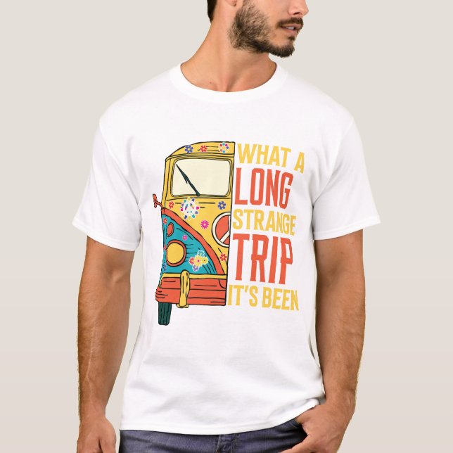 T-shirt Quoi-un-long-voyage-étrange (Devant)