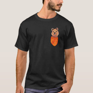 T-shirt Quokka Dans Pocket Australie Marsupial Animal Womb