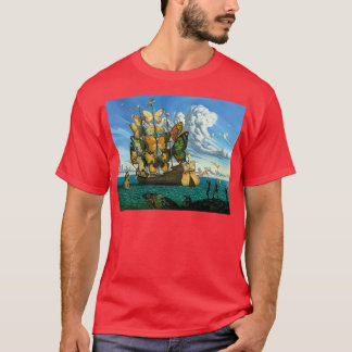 T-shirt quotDépart de l'expédition ailée par Vladamir Kush