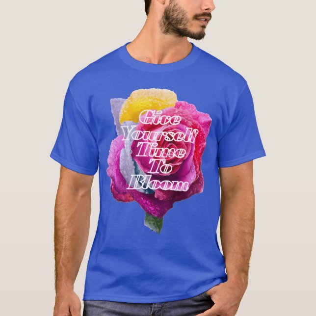 T-shirt Quote Give Yoursimeo Bloom retro (Devant)