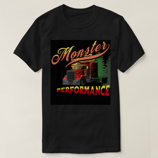 T-shirt quotMonster Carquot comme un cadeau de Nice pour l (Design devant)