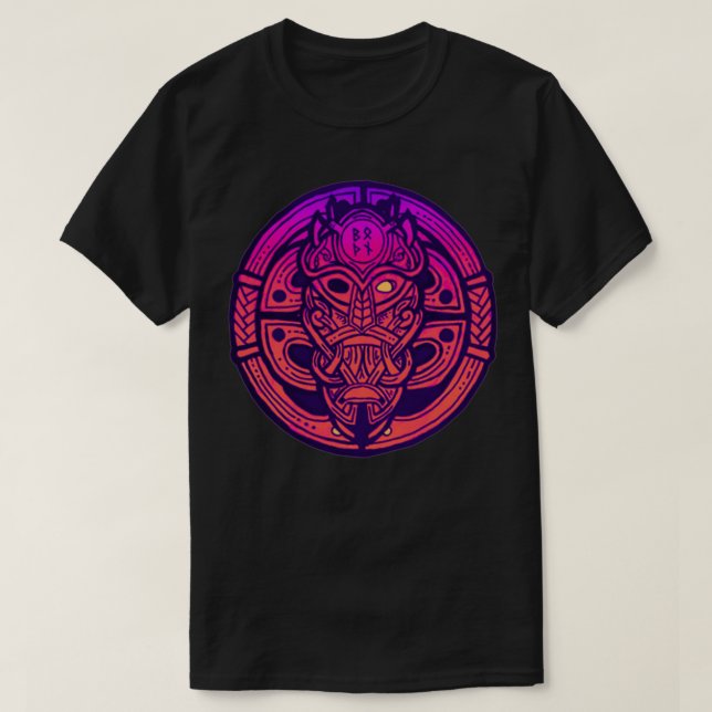 T-shirt quotOdinx27s Maskquot (Design devant)