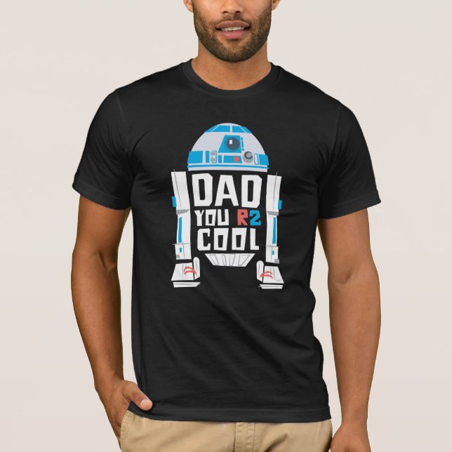 T-shirt R2-D2 | Dad You R2 Cool (Devant)