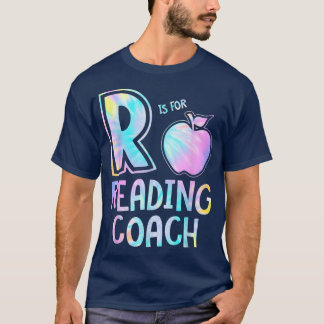 T-shirt R Est Pour Lire Coach Tie Dye Drôle Retour À L'Éco