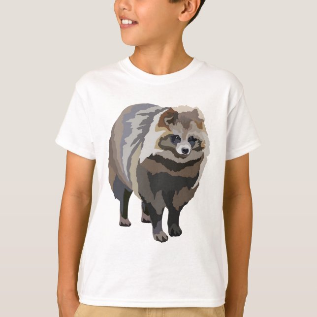 T-shirt R est pour Raccoon (Devant)