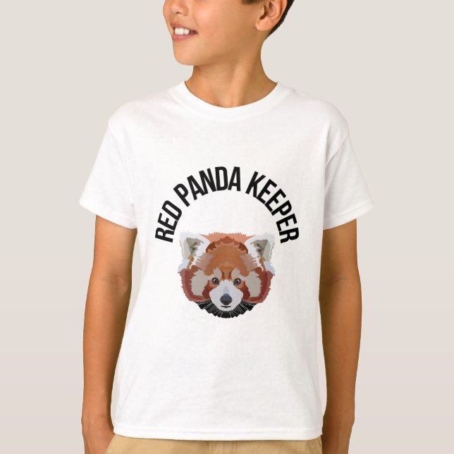 T-shirt R est pour Red Panda Keeper (Devant)