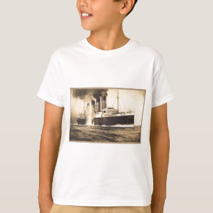 T-shirt R.M.S. Lusitania frappé par des torpilles outre de