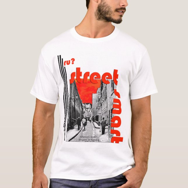 T-shirt r u ? Streetsmart - blanc (Devant)