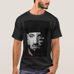T-shirt RA noir et blanc L'homme robuste cite. T classique