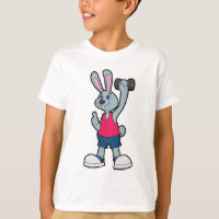 Rabbit à Fitness avec Dumbbell