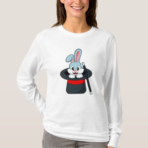 T-shirt Rabbit à la magie avec baguette et Casquette