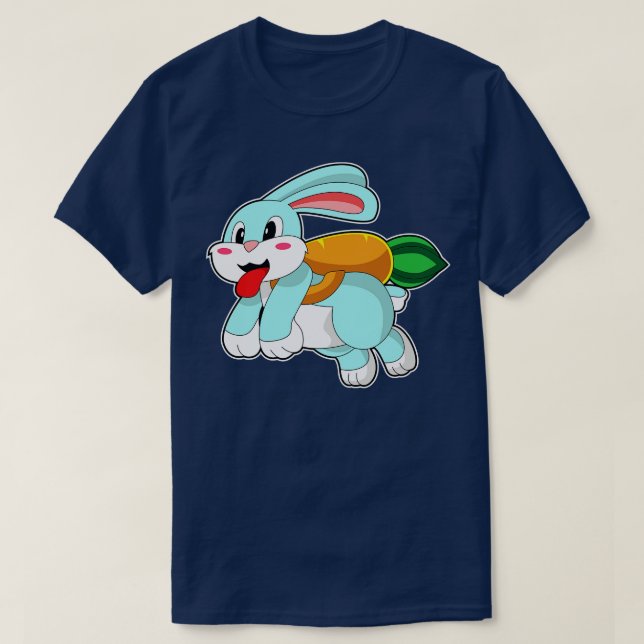T-shirt Rabbit avec pourriture comme fusée (Design devant)