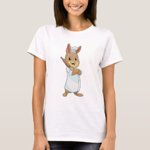 T-shirt Rabbit comme boulon avec broche