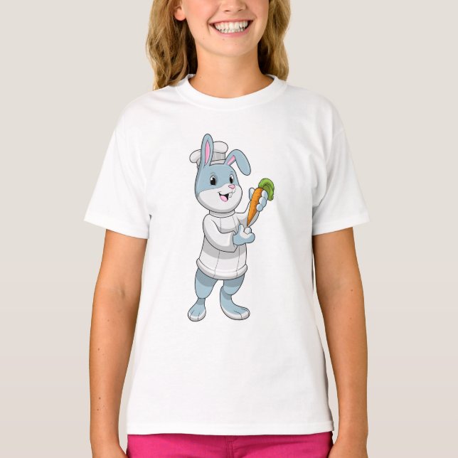 T-shirt Rabbit comme cuire à la carotte (Devant)