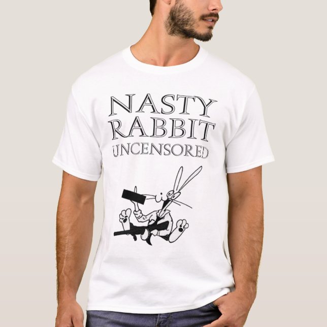 T-SHIRT RABBIT DE NASTY NON CENSÉ VRAI (Devant)