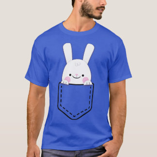 T-shirt Rabbit de poche mignonne
