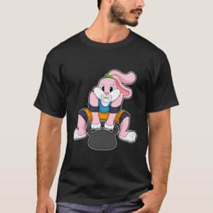 T-shirt Rabbit en forme avec Dumbbell.PNG